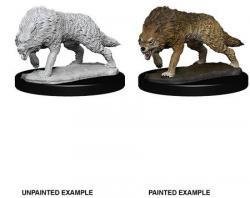 Pathfinder Deep Cuts Unpainted Minis — Timber Wolves