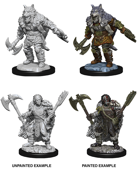 D&D Nolzurs Marvelous Unpainted Miniatures: Male Half-Orc Barbarian