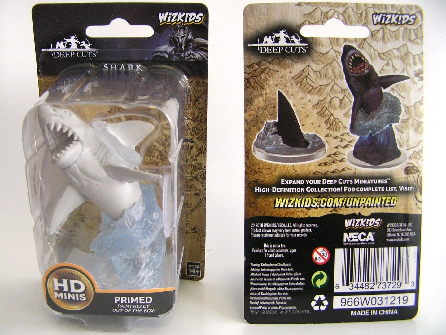 Wizkids Deep Cuts Unpainted Miniatures: Shark