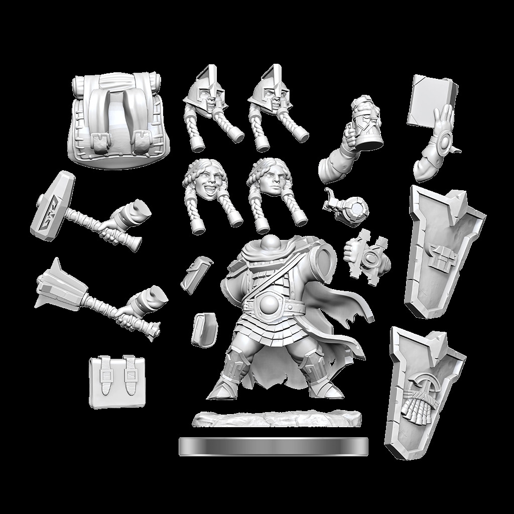 Dungeons & Dragons Frameworks: Dwarf Cleric, Female (1)
