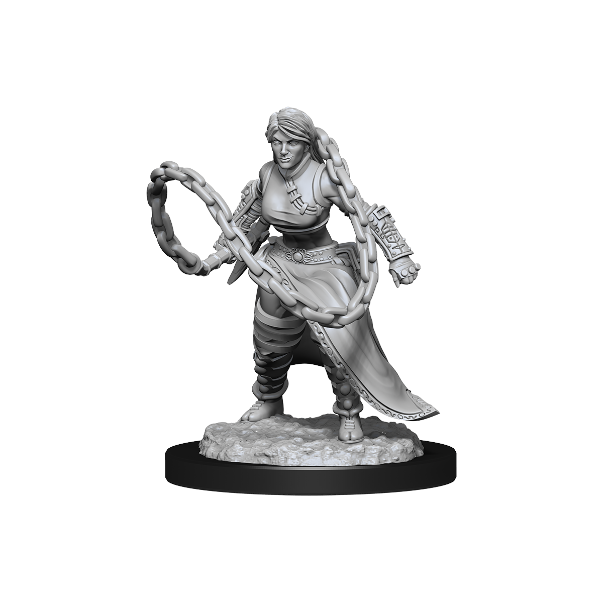 Pathfinder Deep Cuts Unpainted Miniatures Human Monk Female