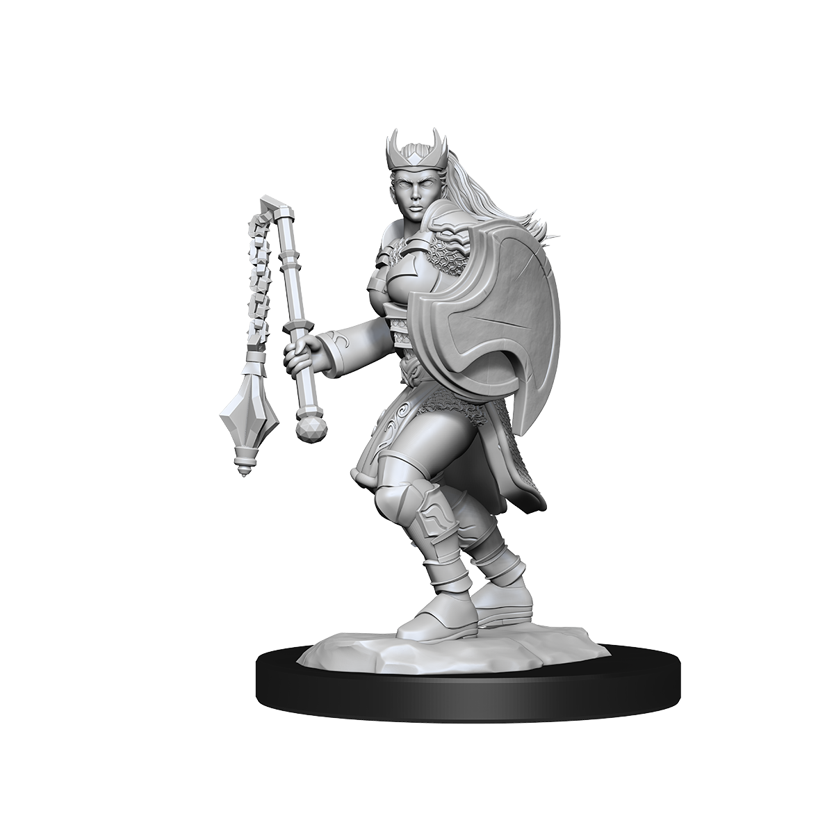 Pathfinder Deep Cuts Unpainted Miniatures Kalashtar Cleric Female