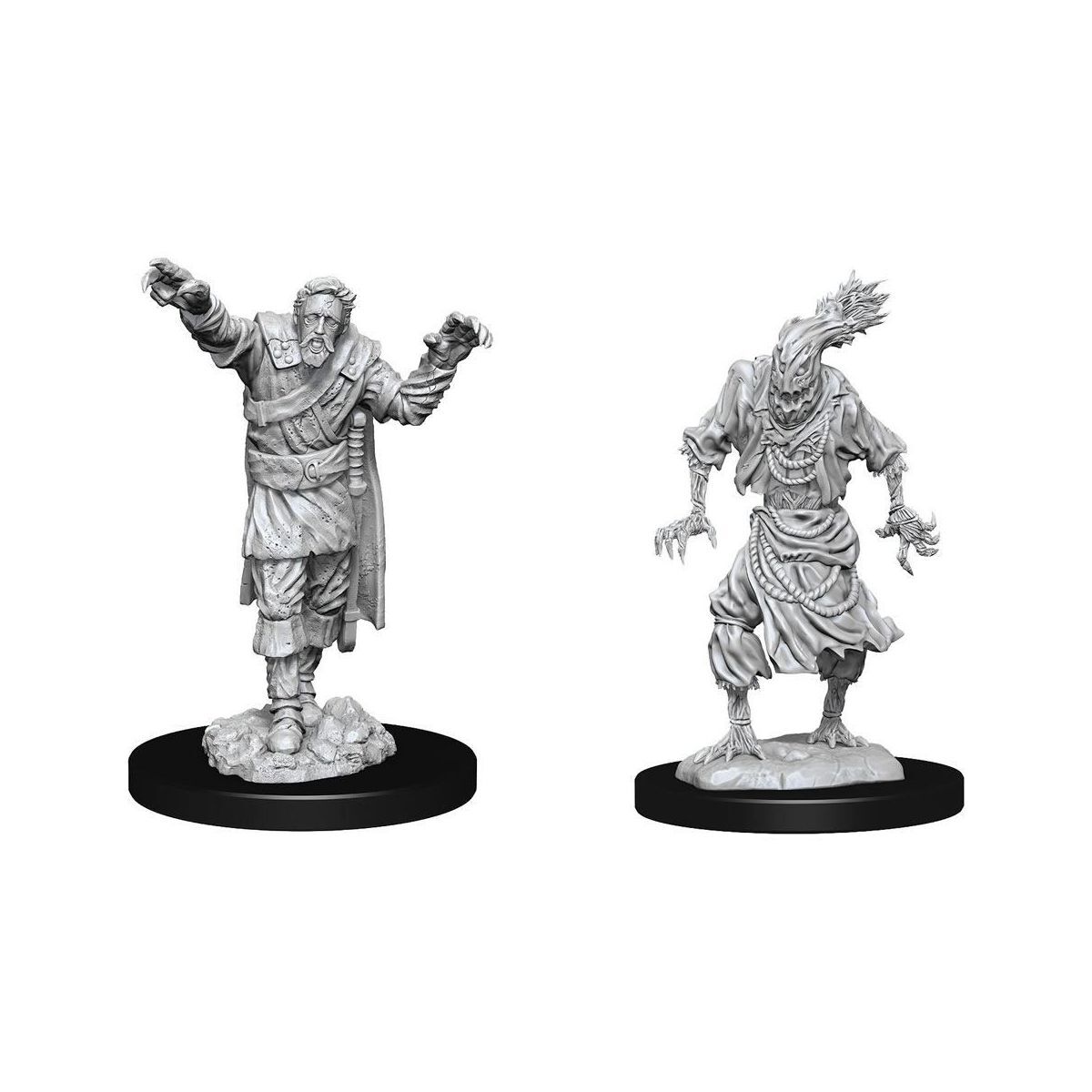 D&D Nolzurs Marvelous Unpainted Miniatures Scarecrow & Stone Cursed