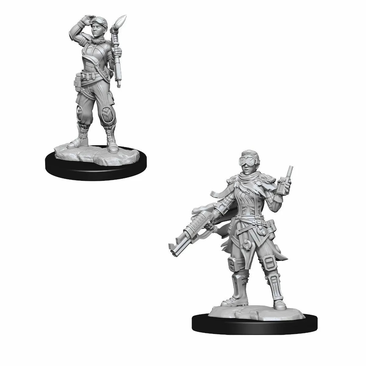 Starfinder Deep Cuts Unpainted Miniatures - Human Mechanic