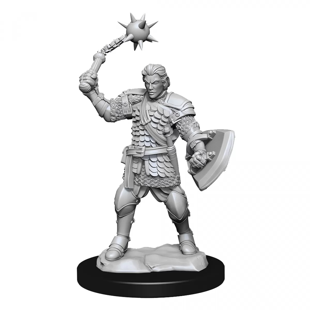 Critical Role: Unpainted Miniatures - Human Clovis Concord Cleric Male