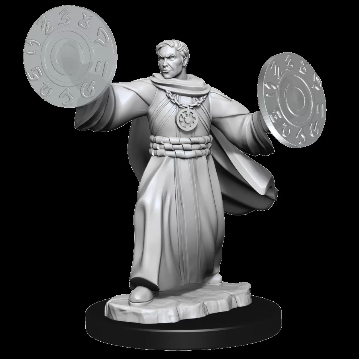 Critical Role: Unpainted Miniatures - Human Graviturgy and Chronurgy Wizards