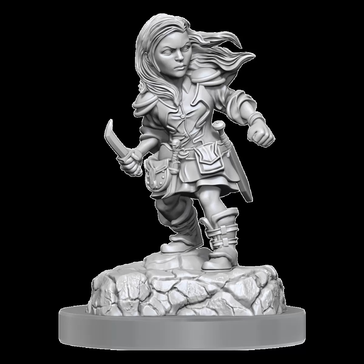 D&D Nolzurs Marvelous Unpainted Minis: Halfling Rogue Female