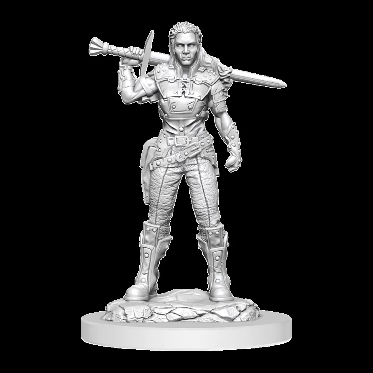 D&D Nolzurs Marvelous Unpainted Minis: Orc Fighter Female