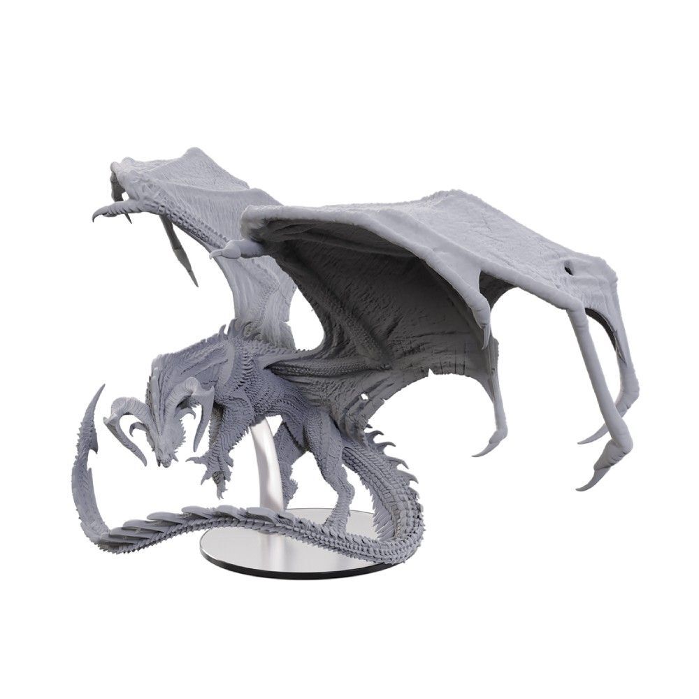 D&D Nolzur's Marvelous Miniatures: Adult Black Dragon Corrupter (Unpainted)