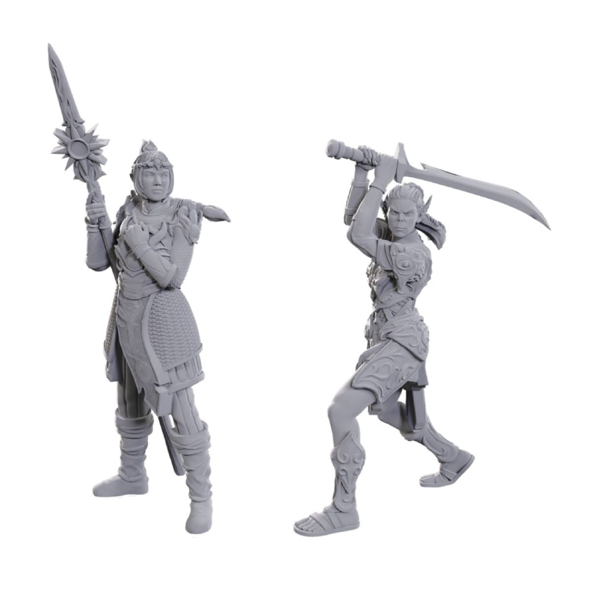 D&D Nolzurs Marvelous Unpainted Minis: Special Edition – Baldur's Gate 3: Lae'zel & Shadowheart