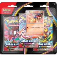 Pokémon TCG: Mega Evolution Chaos Rising 3-Booster Blister