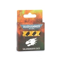 55-63 Warhammer 40000: Salamanders Dice