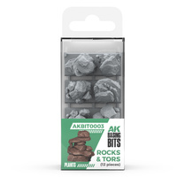 Basing Bits - Rocks & Tors (12 Pieces)