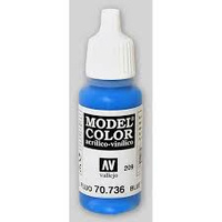 Model Colour Fluorescent Blue 17ml