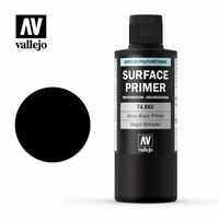 Vallejo - Surface Primer - Gloss Black Primer 200ml
