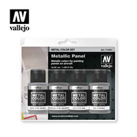 Metal Colour Metallic Panel 4 Colour Acrylic Paint Set