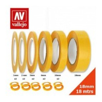 Tools Precision Masking Tape 10mmx18m - Twin Pack