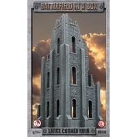 Battlefield in a Box: BB516 Gothic Terrain: Large Corner Ruin -30mm (1 pc)