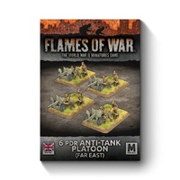 Flames of War: British: 6pdr Anti-tank Platoon (Far East) (x4)