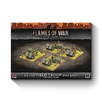 Flames of War: British: 25 pdr Field Troop (Far East) (x4)