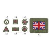 Flames of War: British: EW Tokens (x20) and Objectives (x2)
