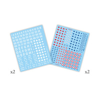 Flames of War: French: Early War Decals (x4)