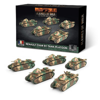 Flames of War: French: Char B1 bis Tank Platoon (x5 Plastic)