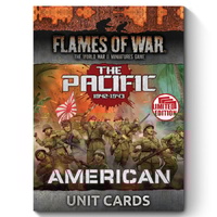 Flames of War: The Pacific: American Unit Cards