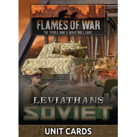 Flames of War: Late War Leviathans - Soviet Unit Cards (41 x Cards) - Limited Edition