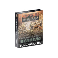 Flames of War: Italian: Liberation of Italy Italian Command Cards (x47 Cards)
