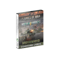 Flames of War: British: Blitzkrieg Command Cards (x27 Cards) - Limited Edition