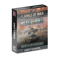Flames of War: German: Blitzkrieg German Unit Cards (x42 cards) - Limited Edition