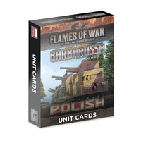 Flames of War Polish Barbarossa Unit Cards x39 | Milsims