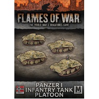Flames of War: German: Panzer I Infantry Tank Platoon (x4)