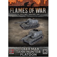 Flames of War: German: Dicker Max Tank-Hunter Platoon (x2)