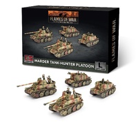 Flames of War: German: Marder / Grille Self-propelled Gun Platoon (x4 Plastic) 