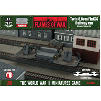 Flames of War: German: Twin 8.8cm FlaK Railway car