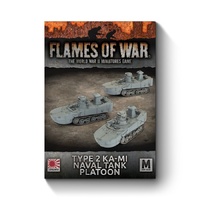 Flames of War: Japanese: Type 2 Ka-Mi Naval Tank Platoon (x3)