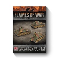 Flames of War: Japanese: Type 1 Ho-Ni 1 SPG Platoon (x3)