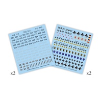 WWIII: Checkpoint Charlie West German: Decals (x4 decal sheets)