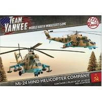 WWIII/Team Yankee: MI-24 Hind Helicopter Company (x2)