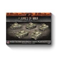 Flames of War: Marine M4 Sherman Platoon (x5 Plastic)
