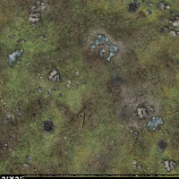 Forsaken Plain Gaming Mat 3'x3'