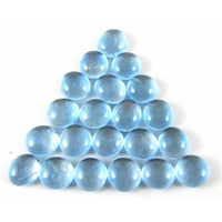Gaming Stones Crystal Light Blue Glass Stones (Qty 23-27) in 4" Tube