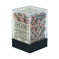 Festive 12mm Vibrant/Brown D6 Dice Set (36)