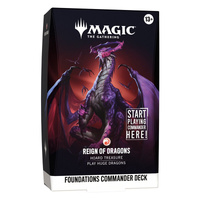Magic the Gathering: Foundations Commander Red Deck - Reign of Dragons