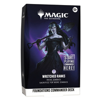 Magic the Gathering: Foundations Commander Black Deck - Wretched Ranks