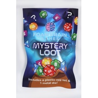Mystery Loot: Plastic RPG Dice Set & Bonus Metal Die