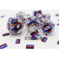 Polyamorous Flag RPG Dice Set