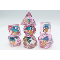 Blue Mushroom RPG Dice Set